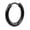 black, variant on Unisex Titanium Stainless Steel Small Round Hoop Sleeper Earrings Jewelry Punk-02 Blue/1 pair-2.5*10mm