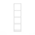 thumbnail image 3 of Pemberly Row Open Back Decorative Verticle Cube Storage Organizer in White, 3 of 6