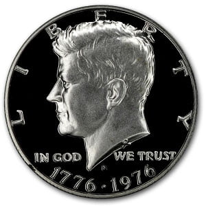 Kennedy Half Dollar Sealed In Original Gov Package~ 1976-S 50C Silver DC Proof 