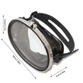Stainless Steel Full Face Diving Mask, Window Snorkel Mask, Panoramic