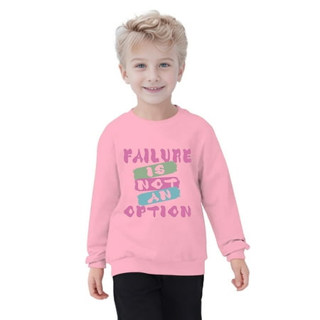 

KUNKASA Toddler Baby Boy Clothes Long Sleeve Hoodie Kidâ Autumn And Winter Plus Hoodie Letter Printed Casual Thick Warm Round Neck Children s Wear Loose Pullover Tops 3-4 Years