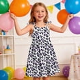 thumbnail image 4 of NAISIBABY Girls Flare Dress, Summer Casual Flowy Cute Leopard Prints Soft Princess Sundress Multicolor Size 8, 4 of 9
