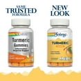 thumbnail image 2 of Solaray Turmeric Gummies w/ Ginger | Vegan, Gluten Free | 30 Serv, 60 Ct, 2 of 8