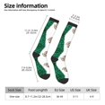thumbnail image 3 of Women's Knee High Socks Mexican Flag Print Thermal Soft Knee Long Socks, 3 of 7