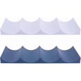 thumbnail image 1 of European Style Wine Rack, 2 Pieces Plastic Wine Rack Fridge Bottle Holder for Kitchen Counters, Pantry, Refrigerator Banmo, 1 of 5