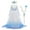 Blue, variant on IBTOM CASTLE Little Girls Princess Dress Halloween Christmas Cosplay Fancy Dress up Long Evening Party Gown 5-6 Years Purple