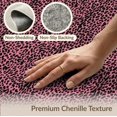 thumbnail image 6 of ODIKA Leopard Glam Spotted Motif Center Field Abstract Inspired Pink Print Refined for Home Office, Gaming Room, Under Desk, Non-Slip Chair-Friendly, 6 of 7