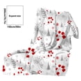 thumbnail image 2 of LSLJS Christmas Throw Blanket Holiday Throw Blanket, Christmas Flannel Printed Blanket New Office Nap Blanket Fleece Blanket Leg Blanket Warm Sofa Blanket, 2 of 3
