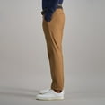 thumbnail image 3 of Men's Haggar® Modern Stretch Herringbone Straight Fit Pants Color: Medium Grey Size: 32X32, 3 of 4