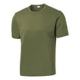 thumbnail image 5 of Mens PosiCharge Competitor Polyester Tee Shirt Olive Drab Green XS, 5 of 8