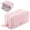 Pink, variant on Large Capacity Pencil Case 4 Compartments, Pencil Pouch Bag with Zipper Portable Handle, Pen Case Bag Stationery Organizer for Office College Students Adults Men Women, Dark Blue