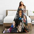 thumbnail image 6 of Timothee Chalamet Blanket Soft and Warm Lightweight Fluffy Throws Blankets Rug Carpet Gift for Beach Yoga Bedroom Living Room Decoration Sofa Camping Trip Dorm Decor All Season, 6 of 6