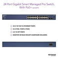 thumbnail image 5 of 24-PORT GIGABIT POE+ ETHERNET SMART MANAGED PRO SWITCH 2SFP PORTS, 5 of 6