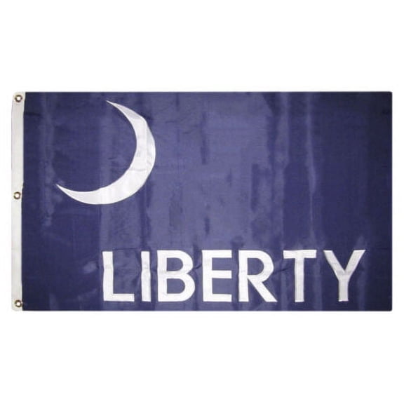 3x5 Embroidered Ft. Moultrie Liberty Moon 600D 2ply Nylon Flag 3'x5' Heavy Duty