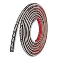 thumbnail image 1 of Uxcell 9.8Ft x 0.59" Moldura Autoadhesiva para Paredes, Moldura de Espejo Flexible, Tira de Paneles de Pared para Bricolaje, Base de Piso, Plata, 1 of 7