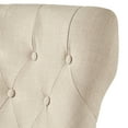 thumbnail image 3 of Weston Home Kirk Button Tufted Dining Chair, Set of 2, Beige, 3 of 5