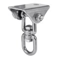 thumbnail image 4 of Graflsoa Stainless Steel Swing Hanger Set with 360° Rotation, Removable Safety Buckle, and Custom Washers for Aerial Yoga, Hammocks, and More (Includes 2 Hangers, 4 Expansion Bolts, 4 Screws), 4 of 6