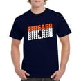 thumbnail image 5 of UGP Campus Apparel Chicago Retro Repeat - Sports Team City Pride Tailgating T Shirt - Small - Navy, 5 of 7