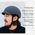 thumbnail image 4 of Casco de bicicleta Thousand Heritage 2.0 con certificación de seguridad Stealth Black, 4 of 6