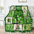 thumbnail image 2 of Pickle Throw Blanket Soft Pickle Lovers Flannel Blanket for Girls Boys Lightweight Cozy Print Blankets Gift for Women Men Couch Sofa Bed 80" x 60", 2 of 7