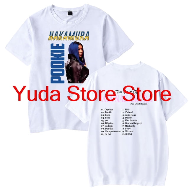Aya Nakamura Merch T-Shirt Men Women Short Sleeve Rapper Crewneck Streetwear Pullover Top Tee