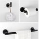 thumbnail image 3 of 4 Piece Bathroom Hardware Set, Matte Black Bathroom, 3 of 5