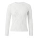 thumbnail image 4 of Blusa transparente de manga larga y cuello alto de malla para mujer - Top de encaje floral transparente - 95 % poliéster, 5 % spandex, S-XXL, 4 of 7