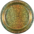 thumbnail image 2 of Gold Small Prismatic Paper Plates (8ct), 2 of 2