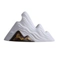 thumbnail image 2 of Estatua de florero de cerámica con forma de montaña/decoración de decoración del hogar de adorno de regalo de estilo /para estantería de Blanco Baoblaze Estatua de jarrón de cerámica, 2 of 8