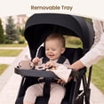 thumbnail image 5 of Vomeast Double Stroller, Foldable Travel Baby Stroller, Sit and Stand, Lockable Front Wheels, Dual Rear Brakes, Black, 5 of 13
