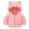 thumbnail image 2 of Wavsuf Kids Outerwear with Hood Boys and Girls Winter Pink Coats Size 12 Months, 2 of 5