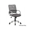 Boss Office Products Mesh Back W/ Pewter Finish Guest Reception Waiting Room Chair, Multiple Colors