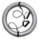 thumbnail image 1 of Silla de Pelota de yoga Sunnimix con soporte de estabilidad inflable y bandas de resistencia Color gris, 1 of 6
