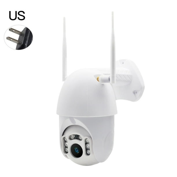 Cámara de red HD 1080P IP Vigilancia de seguridad inalámbrica al aire libre WiFi Radio inteligente Enchufe de EE. UU. Methold EL000047-00B