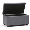 thumbnail image 3 of Homestock Retro Relaxation  34 Inch Wide Rectangle Storage Ottoman, 3 of 51
