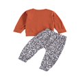thumbnail image 2 of PENGXIANG Baby Boys 2PCS Pants Sets Long Sleeve  Neck Sweatshirt Tops Solid Color Pants Sets, 2 of 6