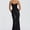 Black, variant on WrongDuck Women's Bodycon Maxi Dress 2026 3D Satin Floral Mesh Formal Long Evening Dress Wedding Guest Cocktail Prom Party
