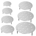 thumbnail image 2 of Stainless Steel Egg Steamer Rack with Multi-Paw Holes,Heat Resistant Kitchen Gadget for Dishwasher,Various Sizes 11-23cm,Versatile Cooking Tool, 2 of 4
