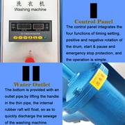 33LBS Horizontal Industrial Washing Machine Large Fully Automatic 220V