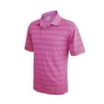 thumbnail image 1 of Monterey Club Men's Gravity Stripe Textured Golf Polo Shirt #1668, 1 of 2