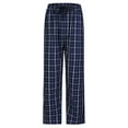 thumbnail image 3 of GLOBAL Men's Cotton Yarn Pajamas Pants- Plaid Pajama Pants for Men with Pockets-Lounge & Sleep PJ Bottoms, 2-Pack, 3 of 4