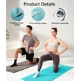 thumbnail image 5 of YR Yoga Mat Towel with Alignment Lines, 72''x24'' Non Slip Hot Yoga Towels for Pilates Gym Workout, Teal, 5 of 8