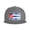Gray, variant on Flat Bill Visor Classic Snapback Hat Cuba Flag Adjustable Baseball Cap for Men Women Black
