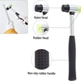 thumbnail image 3 of Heavy Duty Ring Bender Tool, Ring Press Machine for Spoon Rings, Jewelry Ring Making Kit with Ring Sizer Gauge, Ring Mandrel Stick & Double Head Rubber Hammer, 6 Round Dies and 2 Post Dies Set, 3 of 6