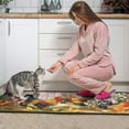 thumbnail image 3 of Farmhouse Kitchen Rug Set of 2, Rooster Theme, Anti-Fatigue, Non-Skid, Waterproof, Vintage Runner Rug, Comfort Mat for Kitchen Home, Sized 17x30 Inches and 17x47 Inches., 3 of 7