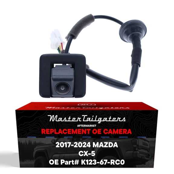 Master Tailgaters Replacement for Mazda CX-5 w/o AVM (2017-2024) Backup Camera OE Part # K123-67-RC0