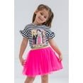 thumbnail image 2 of Barbie Toddler Girls T-Shirt and Mesh Tutu Toddler to Big Kid, 2 of 5