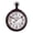 Brown, variant on Yosemite Metal Timepiece Wall Clock in Dark Brown