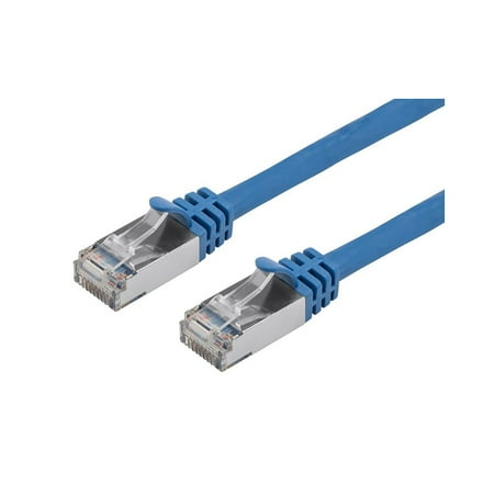 UPC: 0889028017098 | Monoprice Entegrade Series 10 ft. Cat7 Double Shielded (S/FTP) Ethernet Patch Cable 26AWG Blue