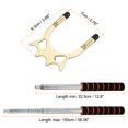 thumbnail image 2 of Uxcell EVA Retractable Billiards Cue Stick Bridge Pool with Removable High Bridge Head, Gold, 2 of 6